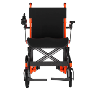 ALYA Air Ultra Electric Wheelchair - Front view with joystick